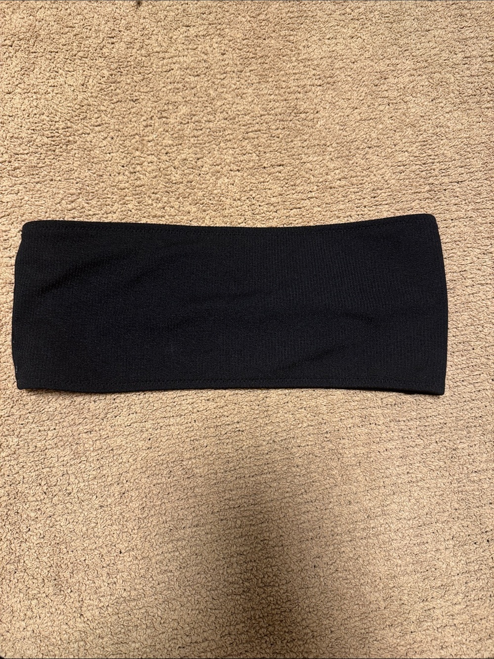 SHEIN Black Tube Bandeau Top